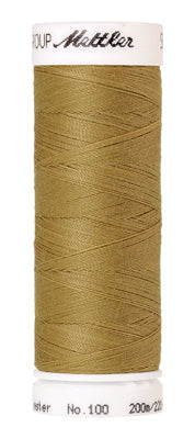 Mettler Seralon 62/2 200m  100% Polyester Tarnished Gold 0858