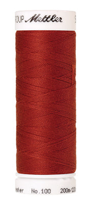 Mettler Seralon 62/2 200m  100% Polyester Burnt Orange 1167