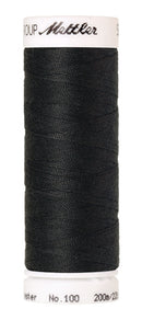 Mettler Seralon 62/2 200m  100% Polyester Charcoal 1282