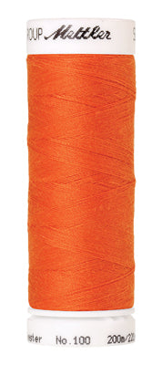 Mettler Seralon 62/2 200m  100% Polyester Tangerine 1335