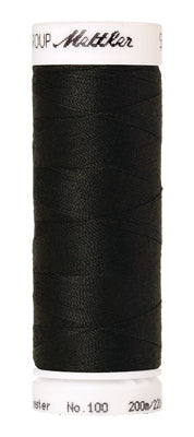 Mettler Seralon 62/2 200m 100% Polyester Obsidian 1362