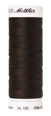 Mettler Seralon 62/2 200m  100% Polyester Black Peppercorn 1382