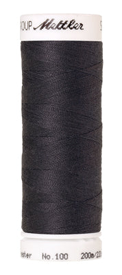 Mettler Seralon 62/2 200m  100% Polyester Dark Pewter 1452