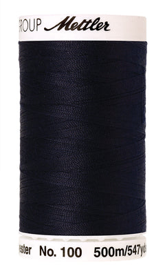 Mettler Seralon 62/2 500m 100% Polyester Darkest Blue 0821