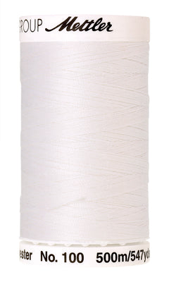 Mettler Seralon Thread 62/2 500m 100% Polyester White 2000