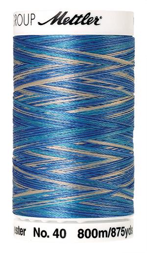 Mettler Polysheen Thread Multi 40wt 800m Faded Denim 9605