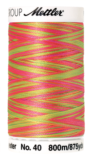 Mettler Polysheen Thread Multi 40wt 800m Sporty Neons 9914