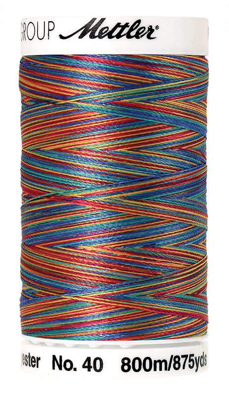 Mettler Polysheen Thread Multi 40wt 800m Confetti 9916