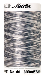 Mettler Polysheen Thread Multi 40wt 800m Overcast Greys 9920