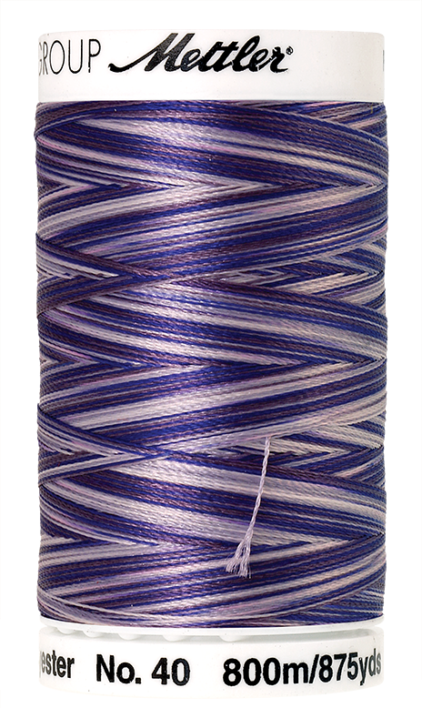 Mettler Polysheen Thread Multi 40wt 800m Violet Hues 9921