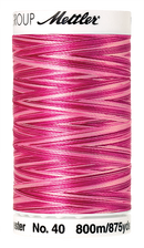 Mettler Polysheen Thread Multi 40wt 800m Lipstick Pinks 9923