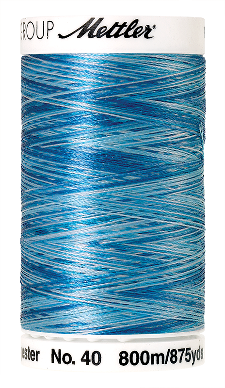 Mettler Polysheen Thread Multi 40wt 800m Aqua Waters 9930