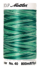 Mettler Polysheen Thread Multi 40wt 800m Minty Leaves 9931