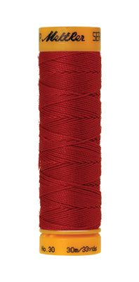 Mettler Seralon 30/3 30m 100% Polyester Country Red 0504