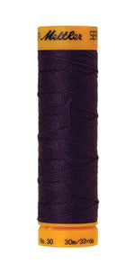 Mettler Seralon sewing thread spool in Purple Twist (0578) - 30/3 30m