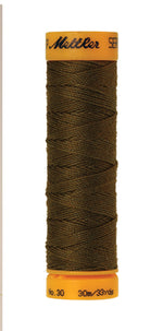 Mettler Seralon sewing thread spool in Golden Brown (0667) - 30/3 30m