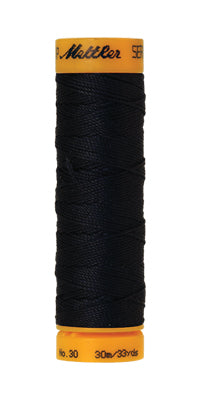 Mettler Seralon 30/3 30m 100% Polyester Darkest Blue 0821