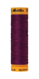 Mettler Seralon sewing thread spool in Purple Passion (1062) - 30/3 30m