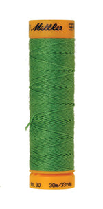 Mettler Seralon sewing thread spool in Light Kelly (1099) - 30/3 30m
