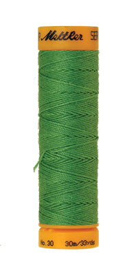 Mettler Seralon sewing thread spool in Light Kelly (1099) - 30/3 30m