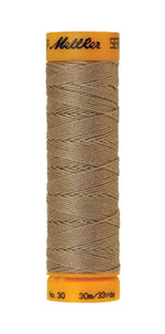 Mettler Seralon sewing thread spool in Sandstone (1222) - 30/3 30m