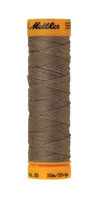 Mettler Seralon sewing thread spool in Khaki (1228) - 30/3 30m