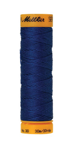 Mettler Seralon sewing thread spool in Royal Blue (1303) - 30/3 30m