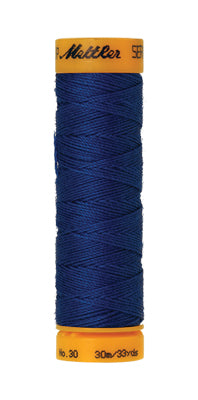 Mettler Seralon sewing thread spool in Royal Blue (1303) - 30/3 30m