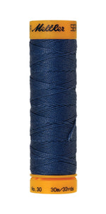 Mettler Seralon sewing thread spool in Steel Blue (1316) - 30/3 30m