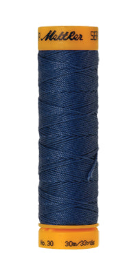 Mettler Seralon sewing thread spool in Steel Blue (1316) - 30/3 30m