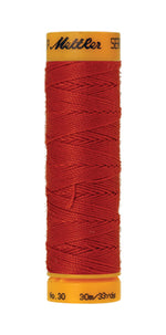 Mettler Seralon sewing thread spool in Vermillion (1336) - 30/3 30m