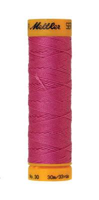Mettler Seralon sewing thread spool in Hot Pink (1423) - 30/3 30m
