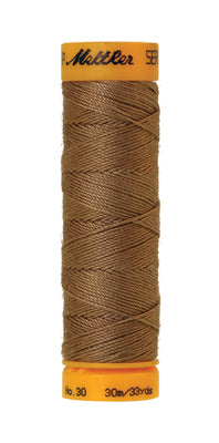 Mettler Seralon sewing thread spool in Pecan (1424) - 30/3 30m