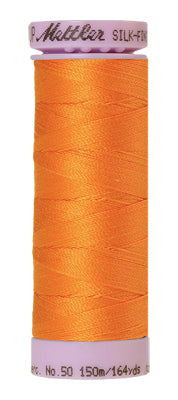 Mettler Cotton Thread 50wt 150m Pumpkin 0122