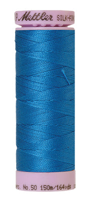 Mettler Cotton Thread 50wt 150m Mediterranian Blue 0339