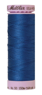 Mettler Cotton Thread 50wt 150m Snorkel Blue 0697
