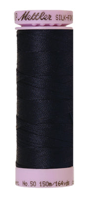 Mettler Cotton Thread 50wt 150m Dark Blue  0827