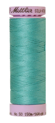 Mettler Cotton Thread 50wt 150m Deep Aqua 1091