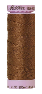 Mettler Cotton Thread 50wt 150m Pecannut 1223