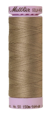 Mettler Cotton Thread 50wt 150m Khaki 1228