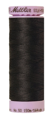Mettler Cotton Thread 50/2 150m Charcoal 1282