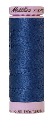 Mettler Cotton Thread 50wt 150m Steel Blue 1316