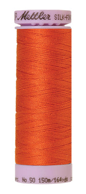 Mettler Cotton Thread 50wt 150m Mandarin Orange 6255