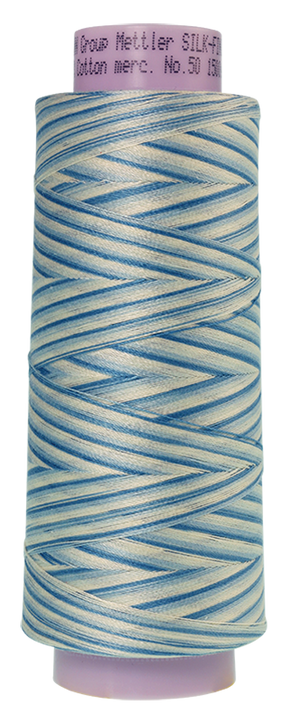 Mettler Cotton Thread Multi 50wt 1372m Tranquil Blue  9810