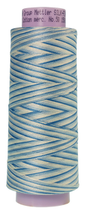 Mettler Cotton Thread Multi 50wt 1372m Tranquil Blue  9810