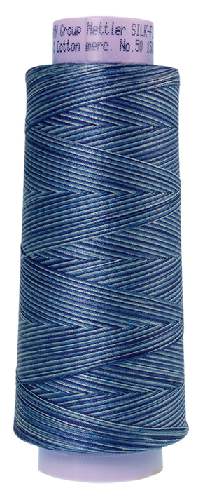 Mettler Cotton Thread Multi 50wt 1372m Evening Blue  9812