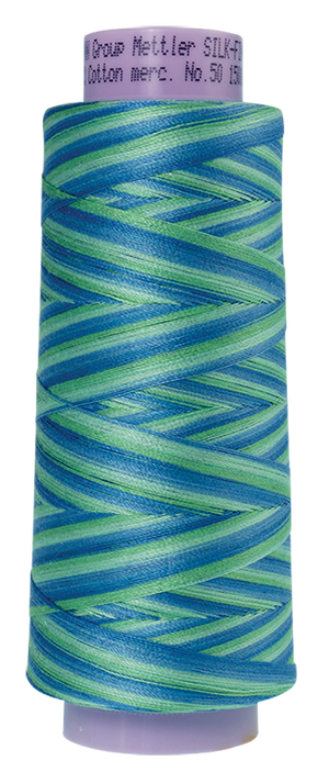 Mettler Cotton Thread Multi 50wt 1372m Seaspray  9814