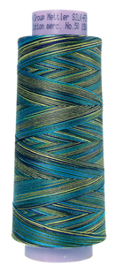 Mettler Cotton Thread Multi 50wt 1372m Lakeside View  9815