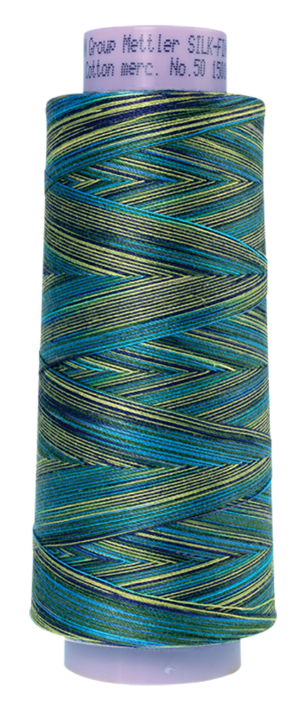 Mettler Cotton Thread Multi 50wt 1372m Lakeside View  9815
