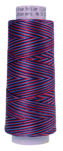 Mettler Cotton Thread Multi 50/2 1372m Berry Rich  9816